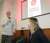 Beseda so spisovateľom J. Banášom spojená s prezentáciou jeho novej knihy Somár je Švajčiar