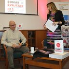 Beseda so spisovateľom J. Banášom spojená s prezentáciou jeho novej knihy Somár je Švajčiar