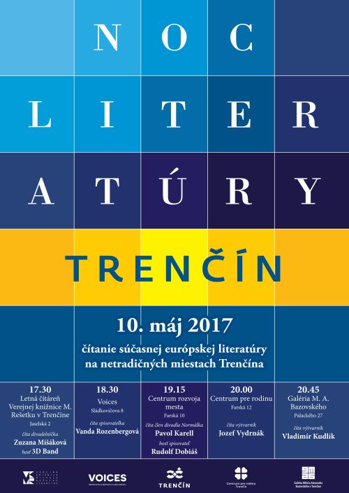 Noc literatúry v Trenčíne ´2017