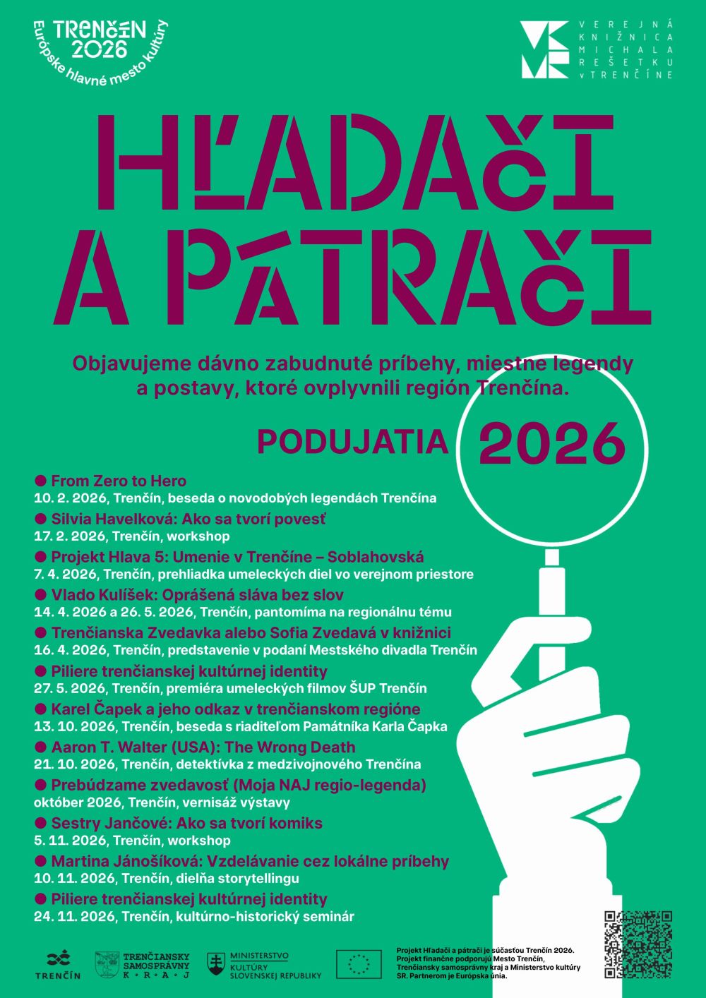 Hľadači a pátrači - výstupy projektu v roku 2026