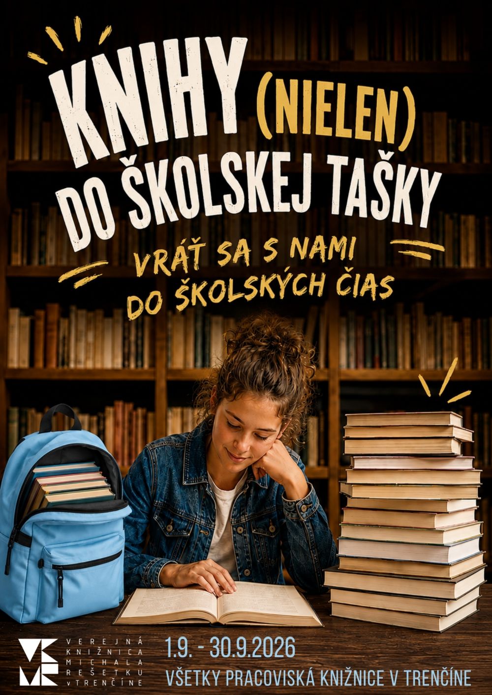 Kampaň 09/2026: Knihy (nielen do školskej tašky)