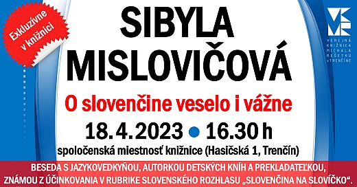 Verejná knižnica Michala Rešetku v Trenčíne - pozvánka na podujatie