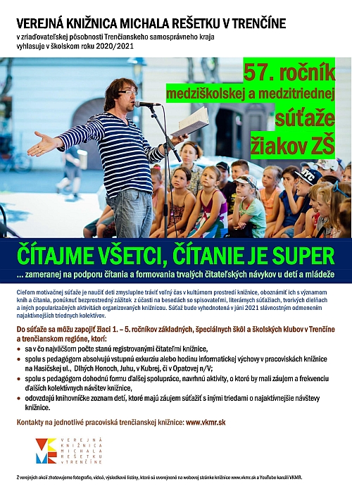 Čítajme všetci - čítanie je super 2021