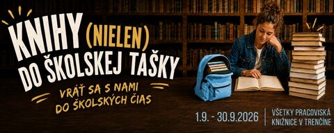 Knihy (nielen) do školskej tašky!