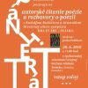 Autorské čítanie a rozhovory o poézii