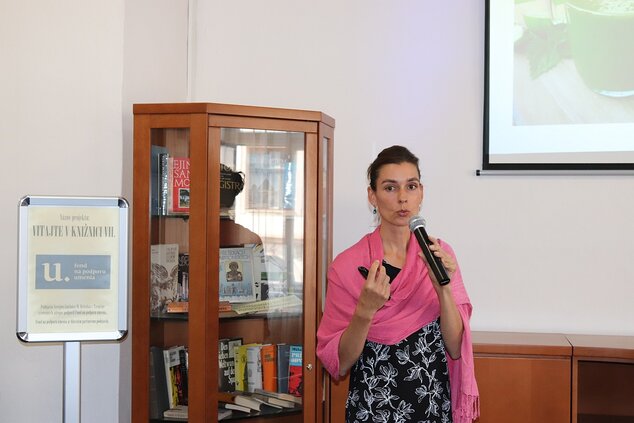 Beseda s pedagogičkou DIANOU MOZOLÁKOVOU spojená s prezentáciou jej knihy "Liečivá sila divokých byliniek"