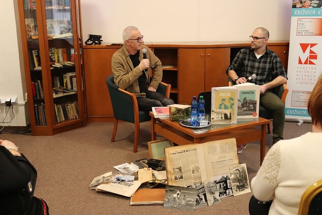 Beseda so zberateľom historických fotografií, autorom knižnej edície "Trenčín v uličkách času" MILANOM VRBOM