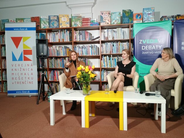 Zvedavá debata v Trenčíne so ženami vo vede
