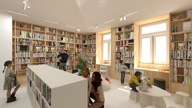 Oddeleniu pre deti a mládež trenčianska knižnica pripisuje mimoriadny význam.    Zdroj: Patyzone design.