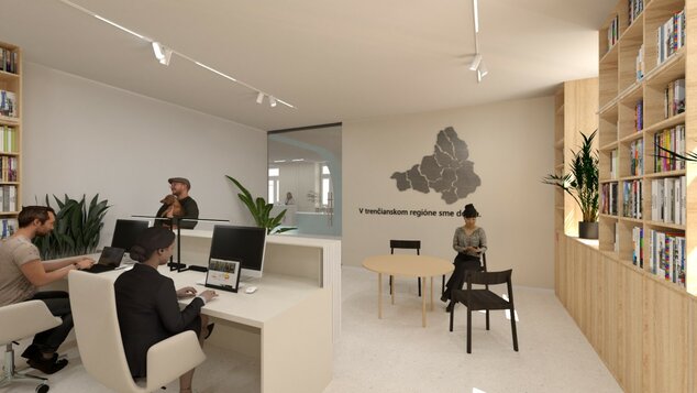 V krajskej knižnici nemôžu chýbať dokumenty s regionálnou tematikou. Zdroj: Patyzone design.