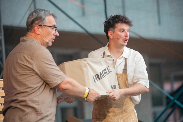 Kompost story / Ako chutí literatúra (festival Za stolom). Foto: David Hanko.