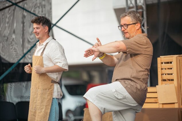Kompost story / Ako chutí literatúra (festival Za stolom). Foto: David Hanko.