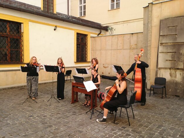 Výstavka fondu VKMR na tému Hudba - Festival Letná klasika