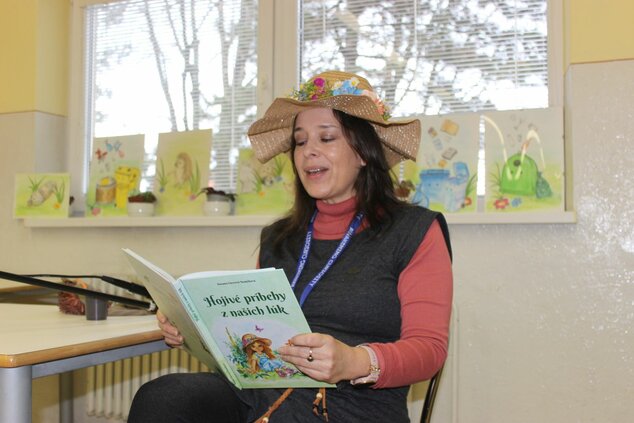 Beseda so Zuzanou Vavrovou Nemčkovou, autorkou prvej environmentálnej knihy s názvom "Kto je Smeťko?"