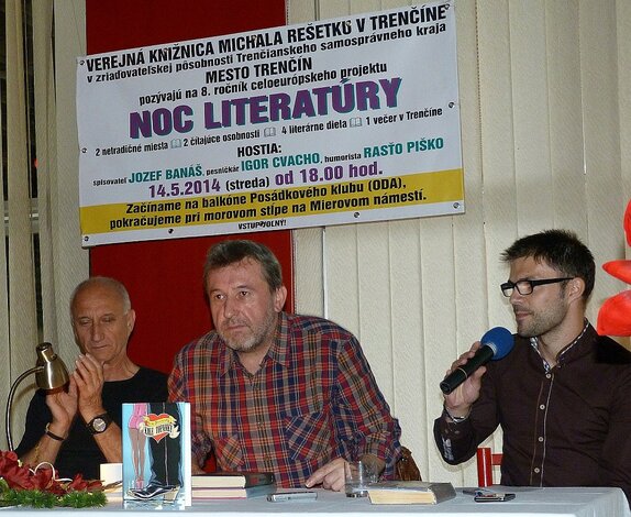 Prezentácia vybraných diel súčasnej literatúry v podaní známych osobností na netradičných miestach