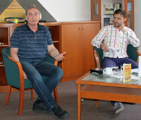 Beseda s telovýchovným lekárom, publicistom, pesničkárom P. Malovičom o dopingu pre telo i dušu