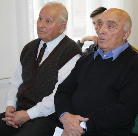 Beseda s prozaikom A. Balážom o románe, v ktorom si za hlavnú postavu zvolil Štefana Krčméryho