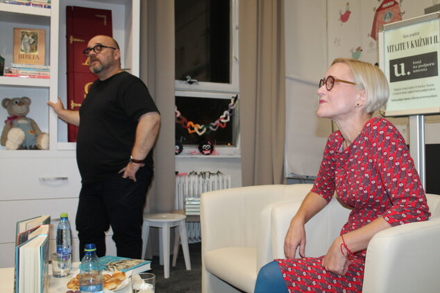 Špeciálne podujatie pre deti v knižnici so spisovateľkou B. KARDOŠOVOU a moderátorom D. NAGYOM