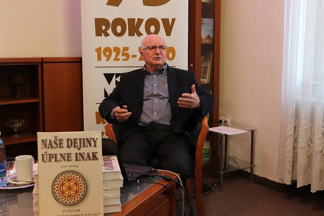 Prednáška "Vládol Samo v Trenčíne? Skôr áno ako nie" autora knihy Naše dejiny úplne inak A. DOLOGA