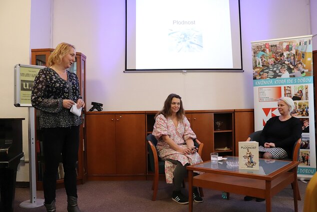 Prednáška členky Českej lekárskej komory HELENY MÁSLOVEJ spojená s prezentáciou jej knihy Plodnosť.
