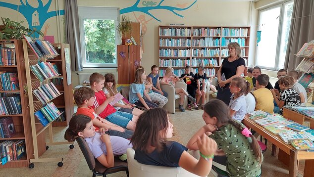 Celoslovenský čitateľský maratón detí organizovaný v spolupráci s Linkou detskej istoty pri SV UNICEF a Slovenskou asociáciou knižníc.