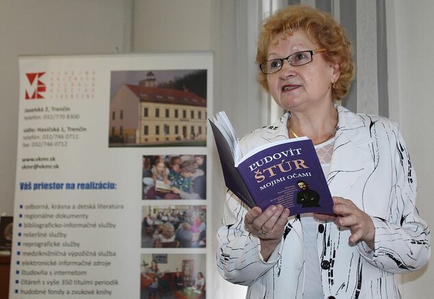 Beseda s publicistkou, členkou Spolku slovenských spisovateľov J. Judinyovou o ceste Ľ. Štúra do Luž