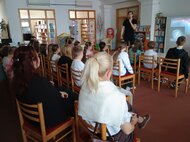 Interaktívna prednáška Dušana Valenta o vesmírnych zaujímavostiach pre žiakov ZŠ.