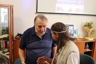 Prezentácia knihy "Môj otec bol ľavičiar, no ja som dopadol dobre" za účasti autora E. KONECNIKA a jeho bratranca, vydavateľa knihy J. KONEČNÉHO.