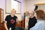 Beseda s jedným z najlepších slovenských bežcov, novinárom a fotografom P. KOVÁČOM spojená s prezentáciou jeho knihy "Od antilopy po Zátopka"