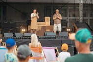 Kompost story / Ako chutí literatúra (festival Za stolom). Foto: David Hanko.