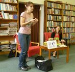 Beseda žiakov ZŠ so spisovateľkou Silviou Havelkovou o jej knihe Rozprávky z trávy