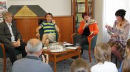 Uvedenie novej trenčianskej povesti a knižky o hradnom šašovi v knižnici