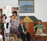 Uvedenie novej trenčianskej povesti a knižky o hradnom šašovi v knižnici