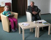 Beseda žiakov ZŠ s prozaikom Jánom Beňom (nielen) o jeho knihe Timotej a pradedo