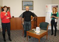 Beseda so spisovateľom J. Banášom spojená s prezentáciou jeho najnovšieho románu Kód 7