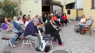 Otváracia beseda jesennej sezóny s herečkou, scenáristkou, publicistkou a moderátorkou O. Belešovou