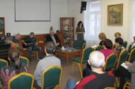 Stretnutie v LK Omega so spisovateľom - jubilantom Petrom Bulíkom