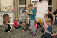 Špeciálne podujatie pre deti v knižnici so spisovateľkou B. KARDOŠOVOU a moderátorom D. NAGYOM