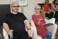Špeciálne podujatie pre deti v knižnici so spisovateľkou B. KARDOŠOVOU a moderátorom D. NAGYOM