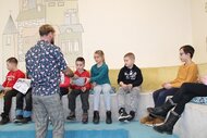Beseda s redaktorom RTVS M. Slaničkom spojená s prezentáciou jeho literárnej tvorby pre deti