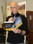 Beseda so spisovateľom J. Banášom, spojená s prezentáciou jeho najnovšieho románu Velestúr