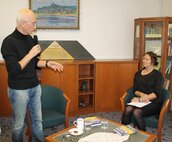 Beseda so spisovateľom J. Banášom, spojená s prezentáciou jeho najnovšieho románu Velestúr