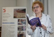 Beseda s publicistkou, členkou Spolku slovenských spisovateľov J. Judinyovou o ceste Ľ. Štúra do Luž