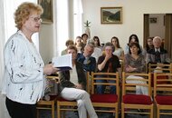 Beseda s publicistkou, členkou Spolku slovenských spisovateľov J. Judinyovou o ceste Ľ. Štúra do Luž