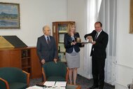 Beseda s básnikom, autorom učebníc, členom Spolku slovenských spisovateľov Pavlom Hamžíkom - Zempl