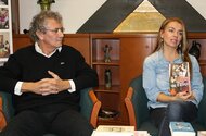 Beseda so spisovateľmi - Jozefom Slovákom, Petrou Nagyovou-Džerengovou a Marekom Mittašom