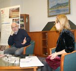 Beseda so spisovateľom, dramatikom, režisérom a zakladateľom divadla GUnaGU V. Klimáčkom