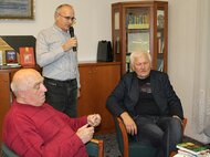 Beseda s členom Klubu nezávislých spisovateľov Š. Kuzmom, spojená s prezentáciou jeho poézie a prózy
