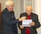 Beseda s členom Klubu nezávislých spisovateľov Š. Kuzmom, spojená s prezentáciou jeho poézie a prózy
