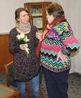 Beseda s televíznou redaktorkou K. Tekeľovou, spojená s prezentáciou jej novej knihy Malý kúsok duše